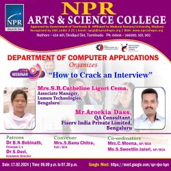 Webinar on How to Crack an Interview Webinar on How to Crack an Interview