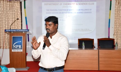 Guest Lecture & Science Club Inauguration