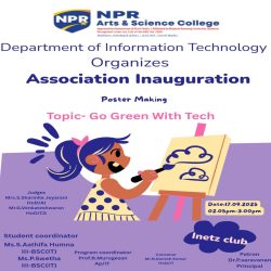 Association Inauguration & Poster Making Competition