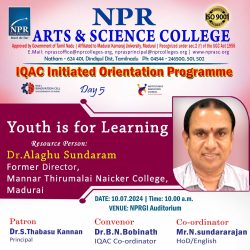 Day – 5 | Orientation Program | Guest Lecture Day – 5 | Orientation Program | Guest Lecture