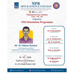 NSS Orientation Programme NSS Orientation Programme