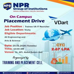On-Campus Placement Drive – V Dart