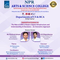 National Level Seminar on The Role of VPN in Modern Digital Infrastructure National Level Seminar on The Role of VPN in Modern Digital Infrastructure