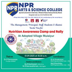 Nutrition Awareness Camp and Rally At Adopted Village Mulaiyur Nutrition Awareness Camp and Rally At Adopted Village Mulaiyur