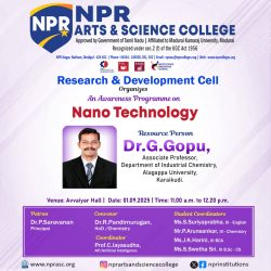 An Awareness Programme on Nano Technology An Awareness Programme on Nano Technology