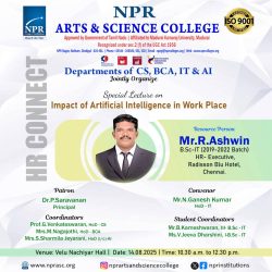 Special Lecture on Impact of Artificial Intelligence in Workplace Special Lecture on Impact of Artificial Intelligence in Workplace